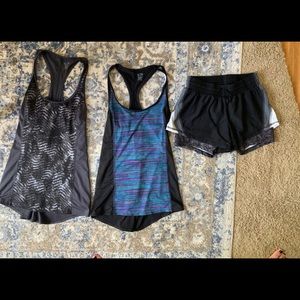 Workout Tanks + Shorts Bundle